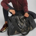 Puma 079227-02 Essentials Safari Glam Training Barrel Bag Black/deco-glam